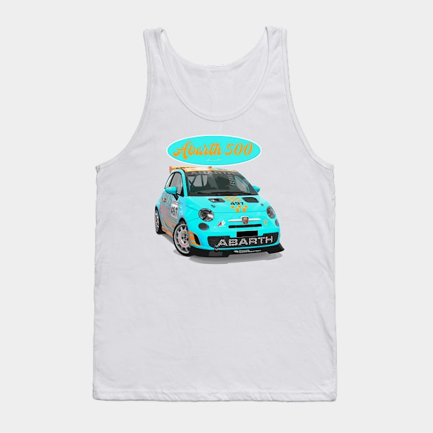 ABARTH 500 497 Tank Top by PjesusArt